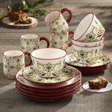 Farmhouse Rustic Christmas Dinnerware Sets Place Settings Birch Lane