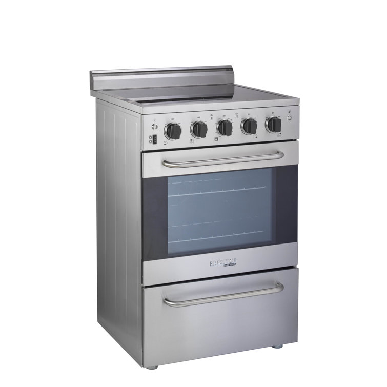 24 electric smooth top range