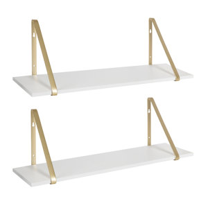 Gold Wall Shelves Decor