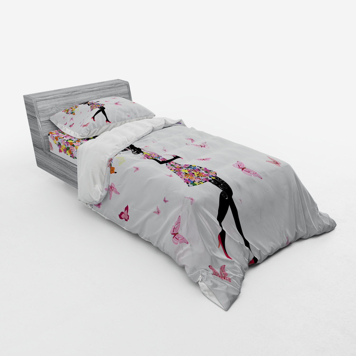 East Urban Home Feminine Duvet Cover Set Wayfair