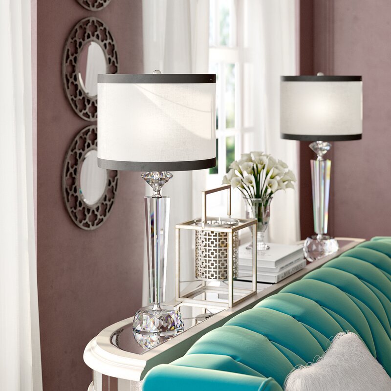 wayfair crystal table lamps