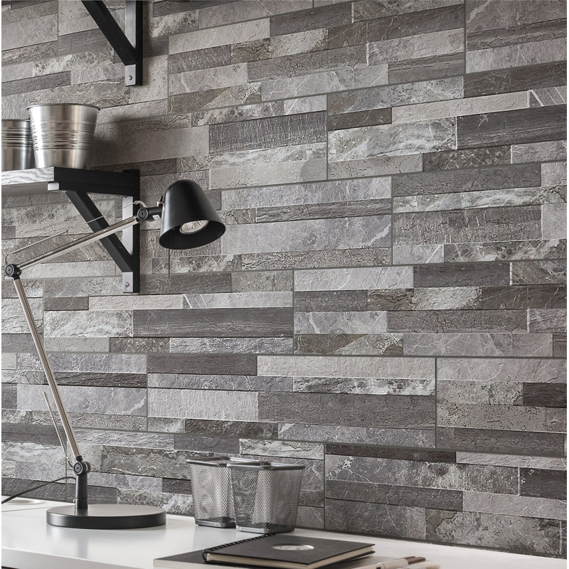 Msi Palisade Ledger 6 X 24 Porcelain Field Tile Reviews Wayfair Msi Palisade Ledger 6 X 24 Porcelain