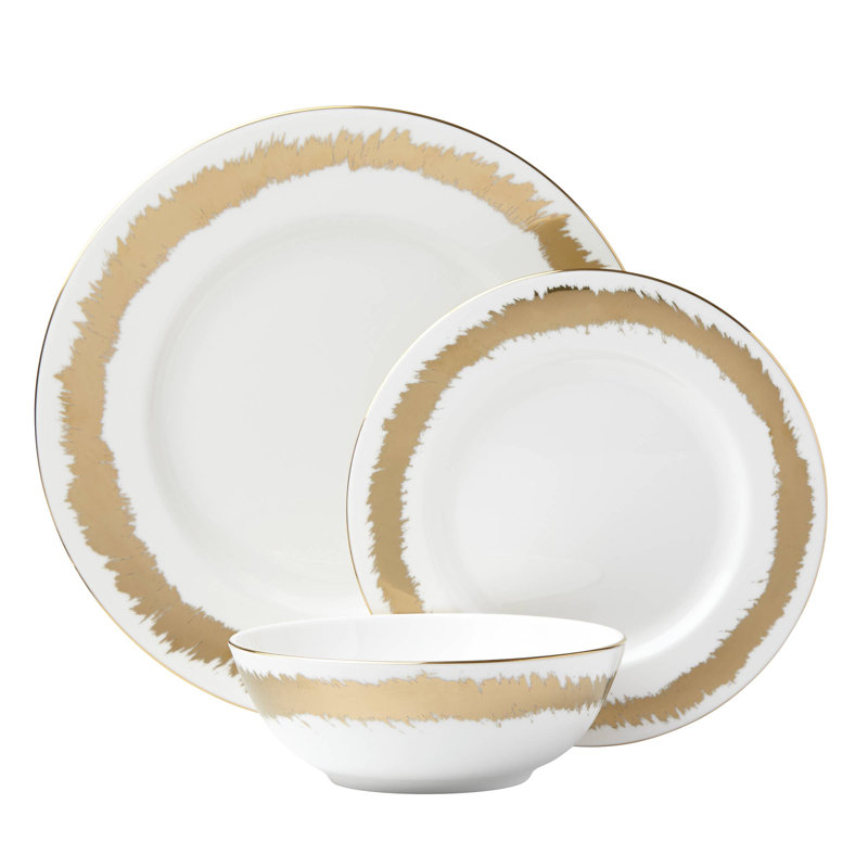 Lenox Casual Radiance Bone China 3 Piece Place Setting Service