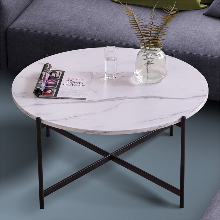 Mercer41 Agathla Cross Legs Coffee Table & Reviews | Wayfair