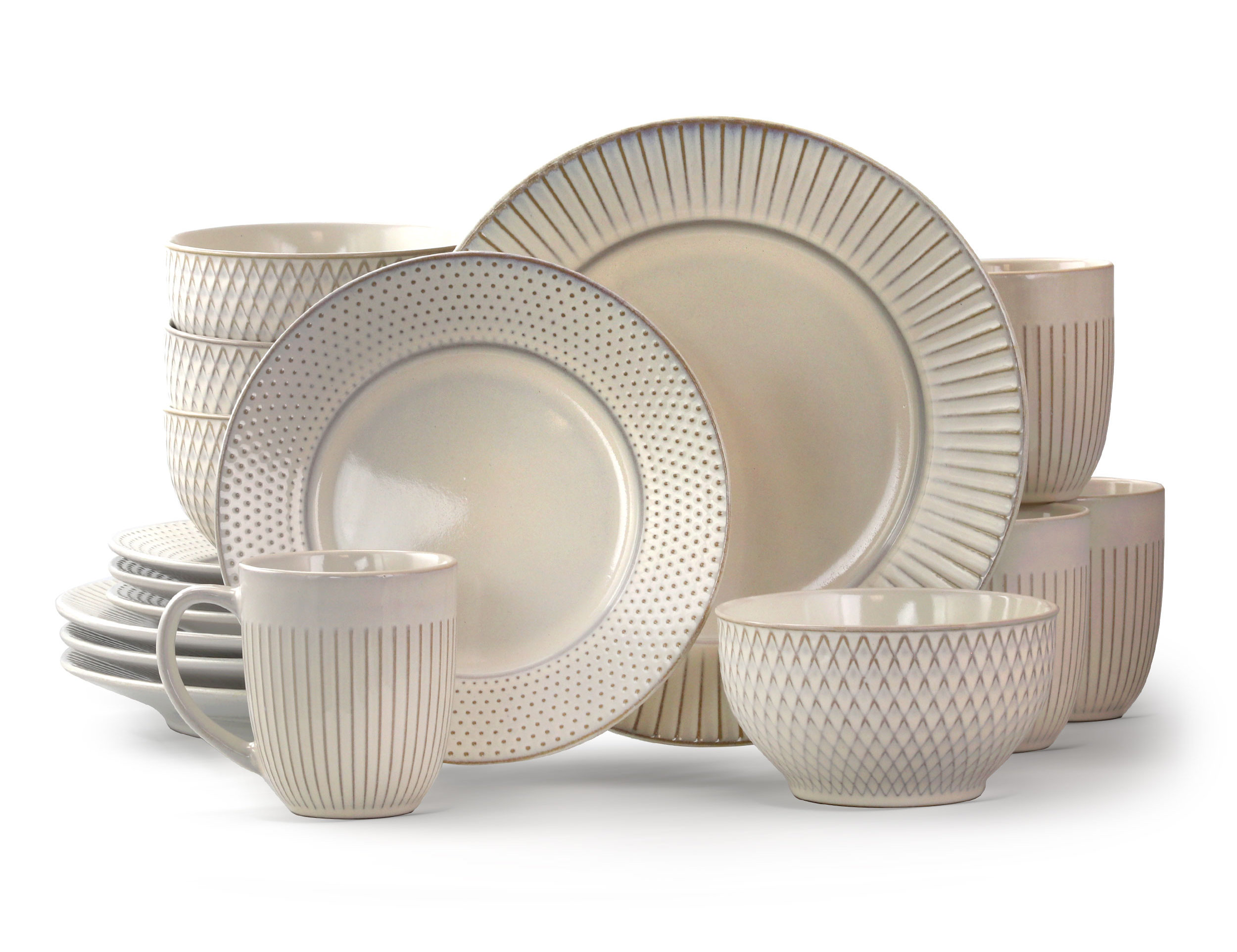 Winston Porter Goodman 16 Piece Dinnerware Set Service For 4 Reviews Wayfair