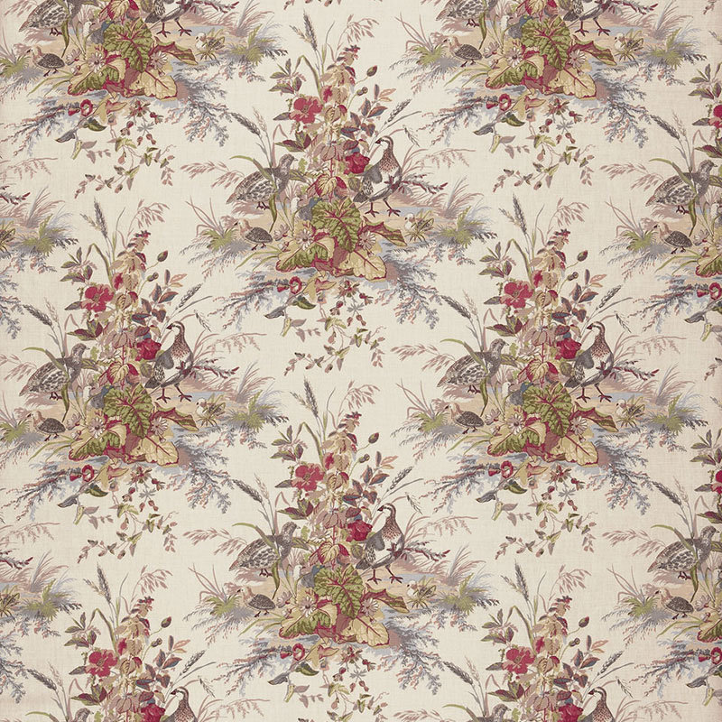 Schumacher Quail Meadow Fabric Perigold