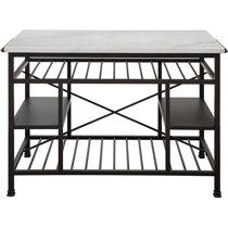 Mid Century Kitchen Cart Wayfair