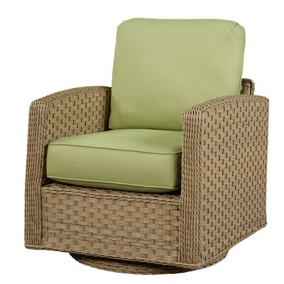 Patio Chair With Cushion Wildon Home Frame Color Natural Fabric
