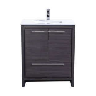 Modern Bathroom Vanities Cabinets Allmodern Quickview