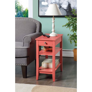 light colored end tables