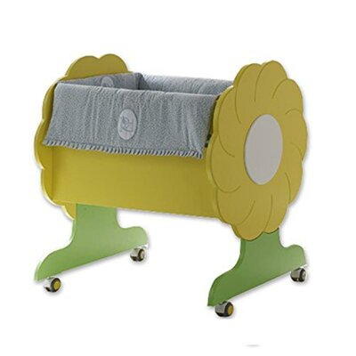 Mimosa Mini Crib With Mattress Collection Rosabel Color Yellow