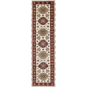 One-of-a-Kind Royal Kazak Hand-Woven Cream Area Rug