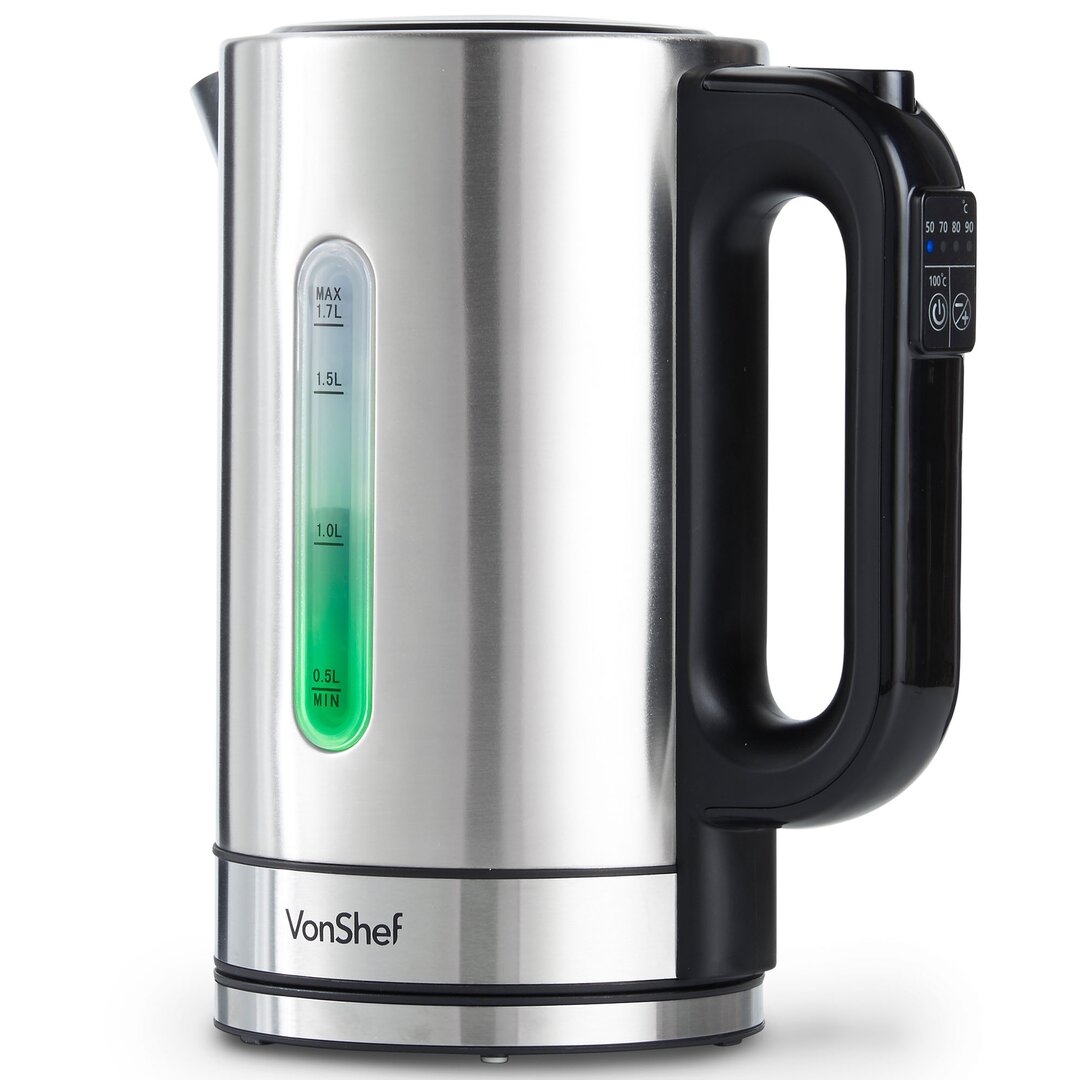 Variable Temperature Electric Kettle gray