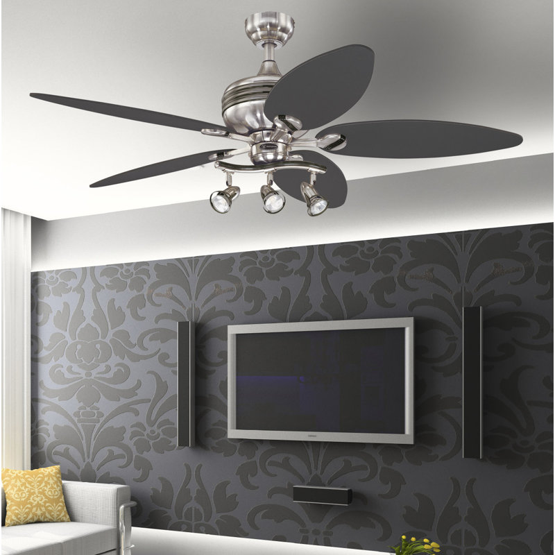 52 Fredericksen 5 Blade Ceiling Fan Light Kit Included