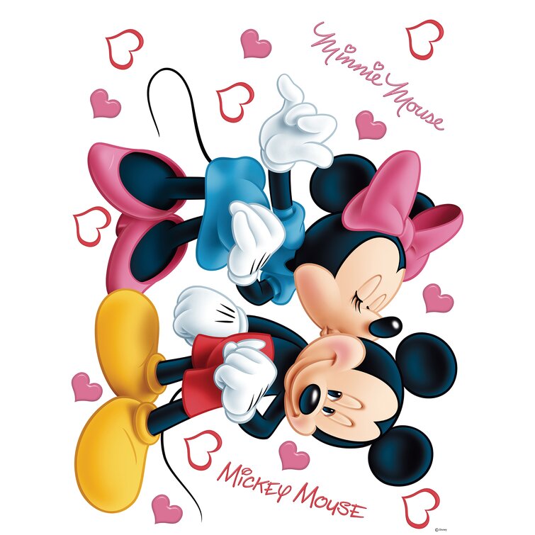 Mickey Mouse Friends Wandtattoo Minnie Und Micky Maus Wayfair De