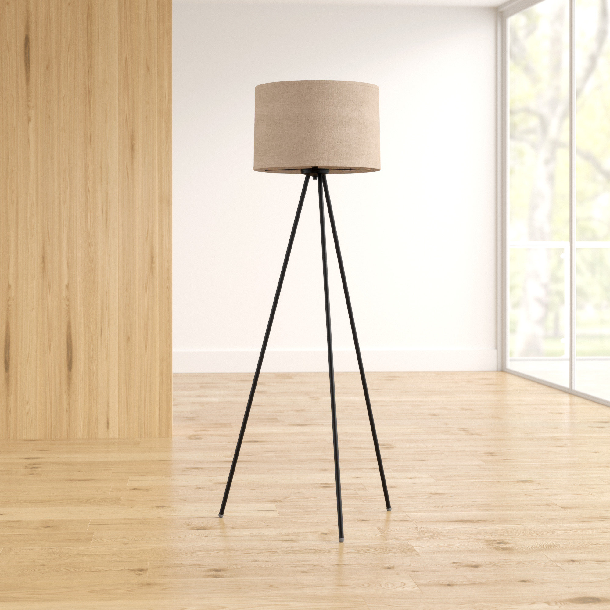 bronze tripod floor lamp