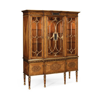 Breakfront Cabinet Wayfair Breakfront China Cabinet