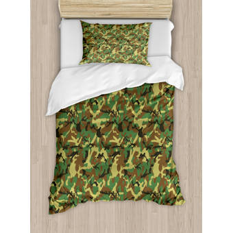 East Urban Home Camo Pixelated Digital Effect Modern Conceptual