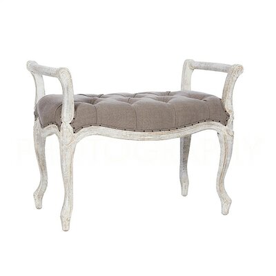 Laurie Upholstered Bench Aidan Gray