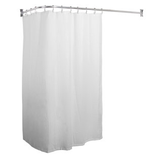 L Shaped Shower Curtain Rods Wayfair Ca L Shaped Shower Curtain Rods Wayfair Ca