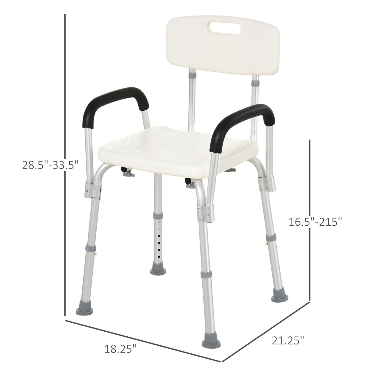 HomCom Adjustable Medical Shower Seat & Reviews | Wayfair