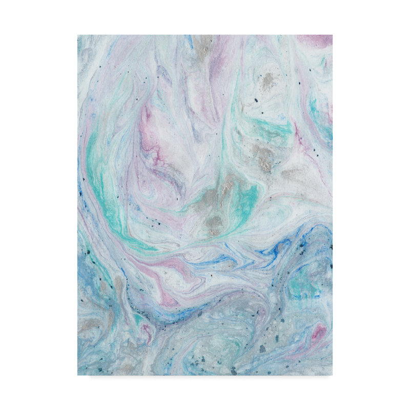 Ebern Designs Marble I Acrylic Painting Print On Wrapped Canvas