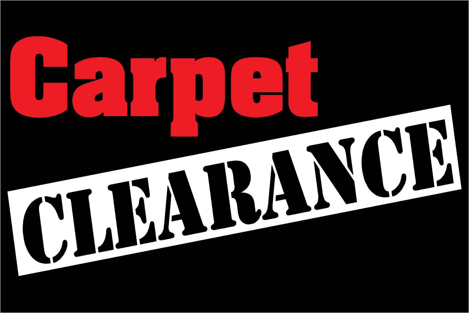 carpet clearance