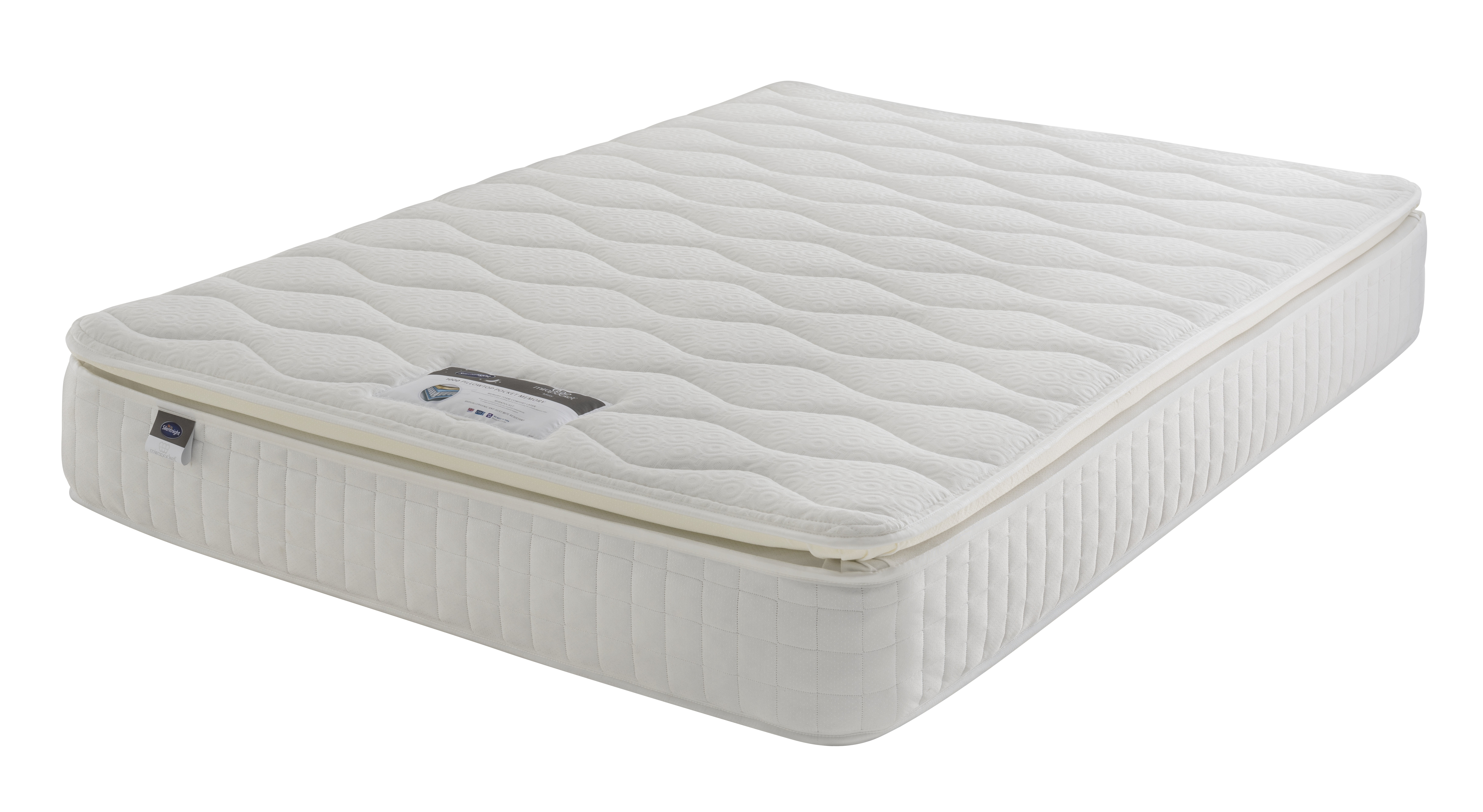 silentnight 2000 mirapocket pillow top mattress