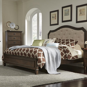 Abe Upholstered Panel Bed by Darby Home Co
