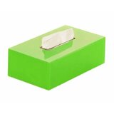 lime green tissue box cover