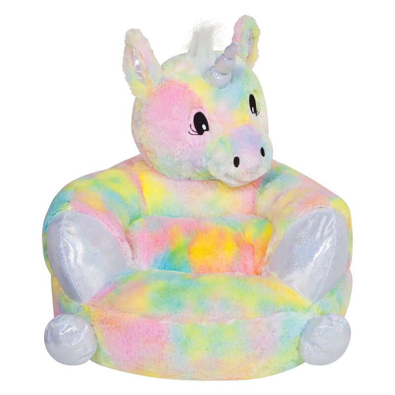 unicorn plush chair