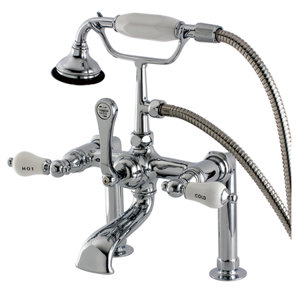 Aqua Vintage Deck Mount Clawfoot Tub Faucet