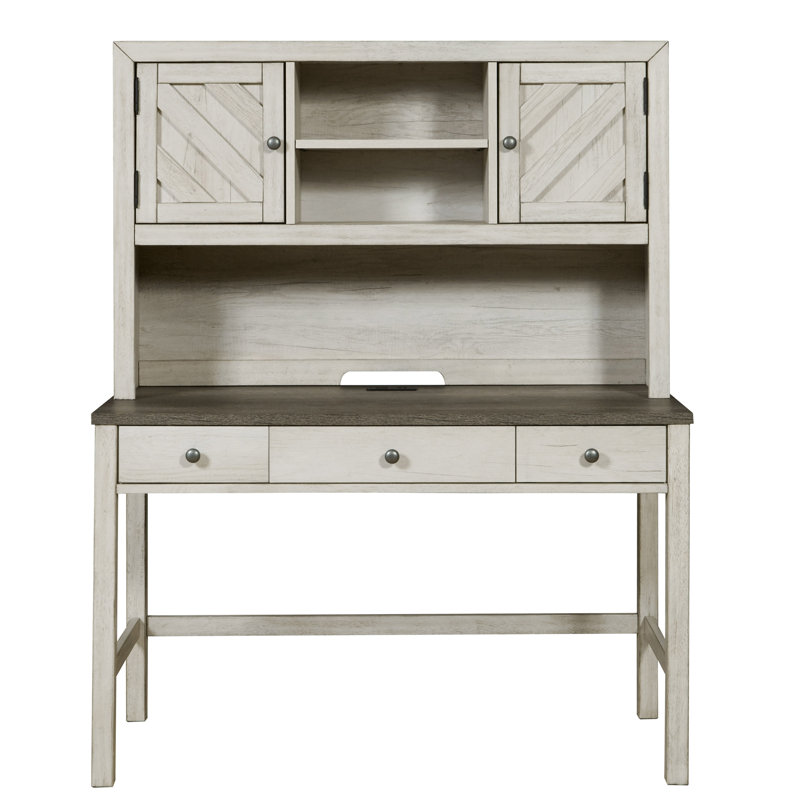 Gracie Oaks Pinar 2 Door 30 31 H X 46 3 W Desk Hutch Reviews Wayfair Ca