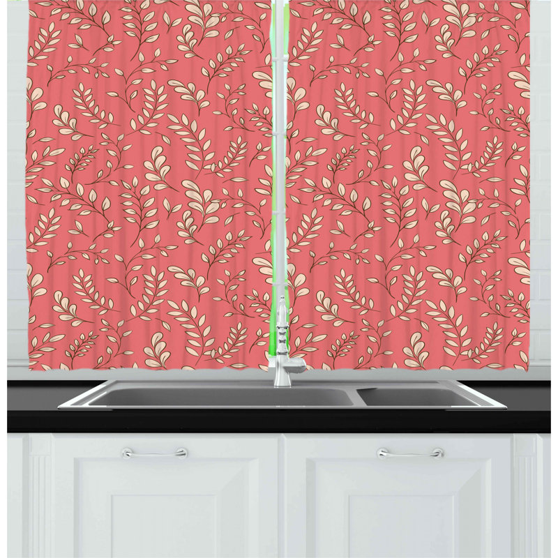 East Urban Home Kitchen Curtains Kitchen Curtain Wayfair