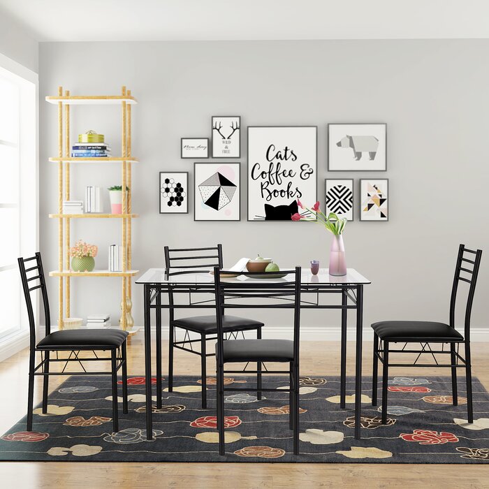 Taulbee 5 Piece Dining Set