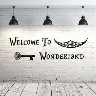 Alice In Wonderland Welcome To Wonderland Wall Decal