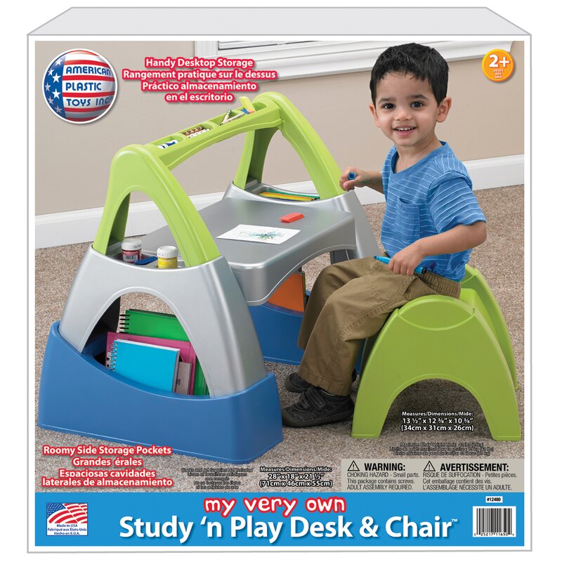 play desk and chair
