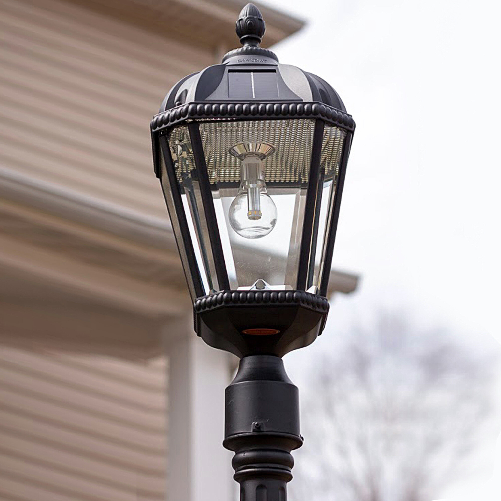 Automatically light up Solar Power Outdoor LED Light Town House pillar LED Light 