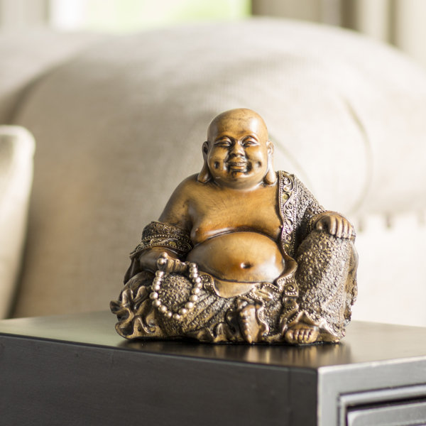 Chinese Old Tibet Silver Sitting Laughing Kindly Small Buddha Statue Chinese Old Tibet Silver Sitting Laughing Kindly Small Buddha Statue