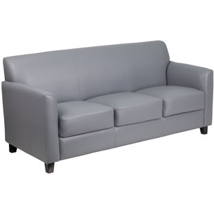 Grey Leather Sofas You Ll Love Wayfair Save