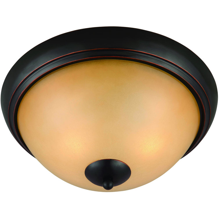 Union Rustic Delano 2 Light 12 Simple Bowl Flush Mount Wayfair