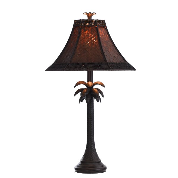 Palm Tree Tropical Handmade Lamp Shade Beige/sand color 