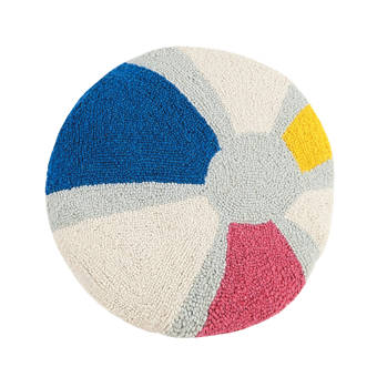 Makers Collective Beach Ball Wool Round Throw Pillow Wayfair