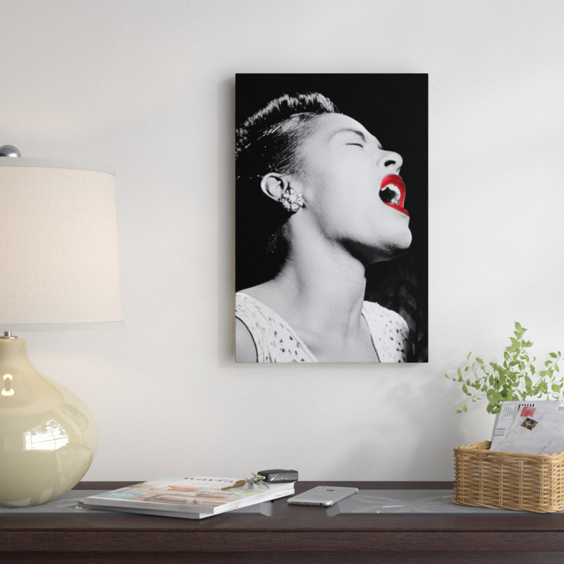 East Urban Home Billie Holiday Photographic Print On Wrapped Canvas Reviews Wayfair