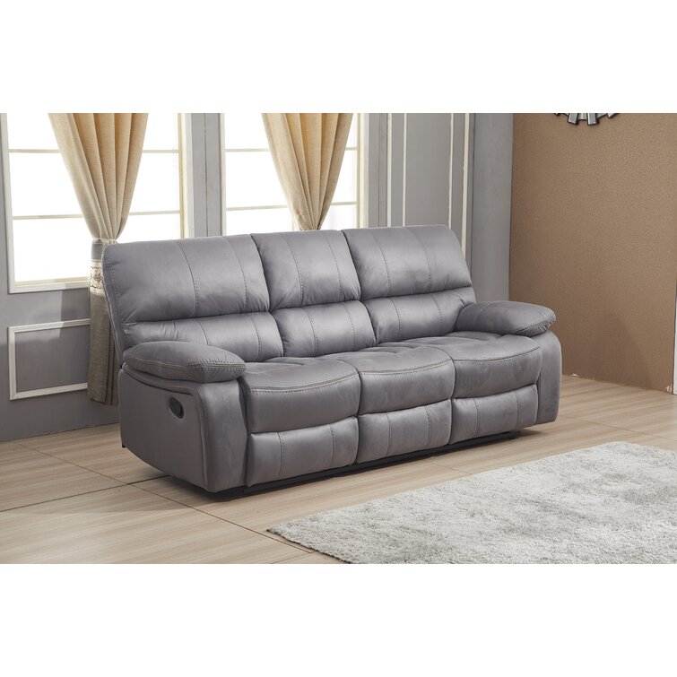 Red Barrel Studio® Fleurimon 87'' Pillow Top Arm Reclining Sofa ...