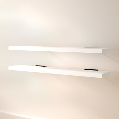 Ashae Wall Shelves Floating Shelves Wall Mounted Display Shelves for Book DVD