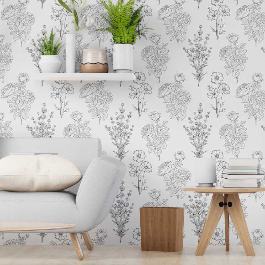 Winston Porter Dayamin Peel & Stick Floral Wallpaper Wayfair