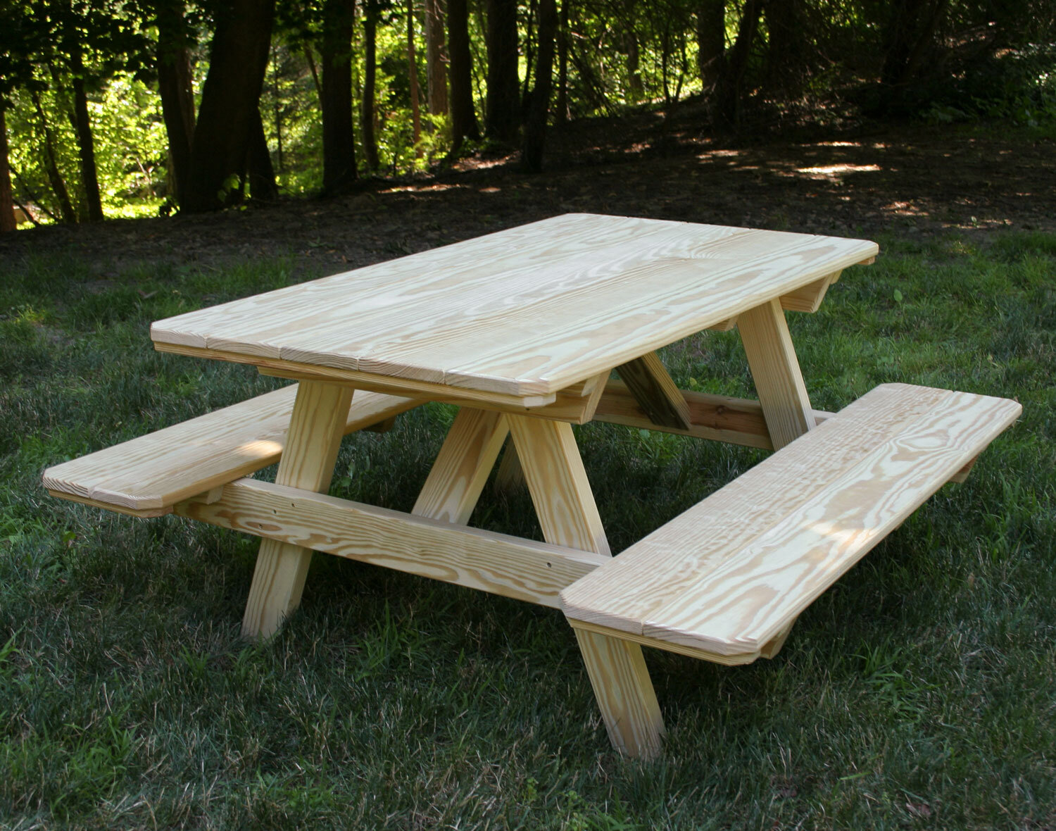 Red Barrel Studio® Pine Outdoor Picnic Table | Wayfair