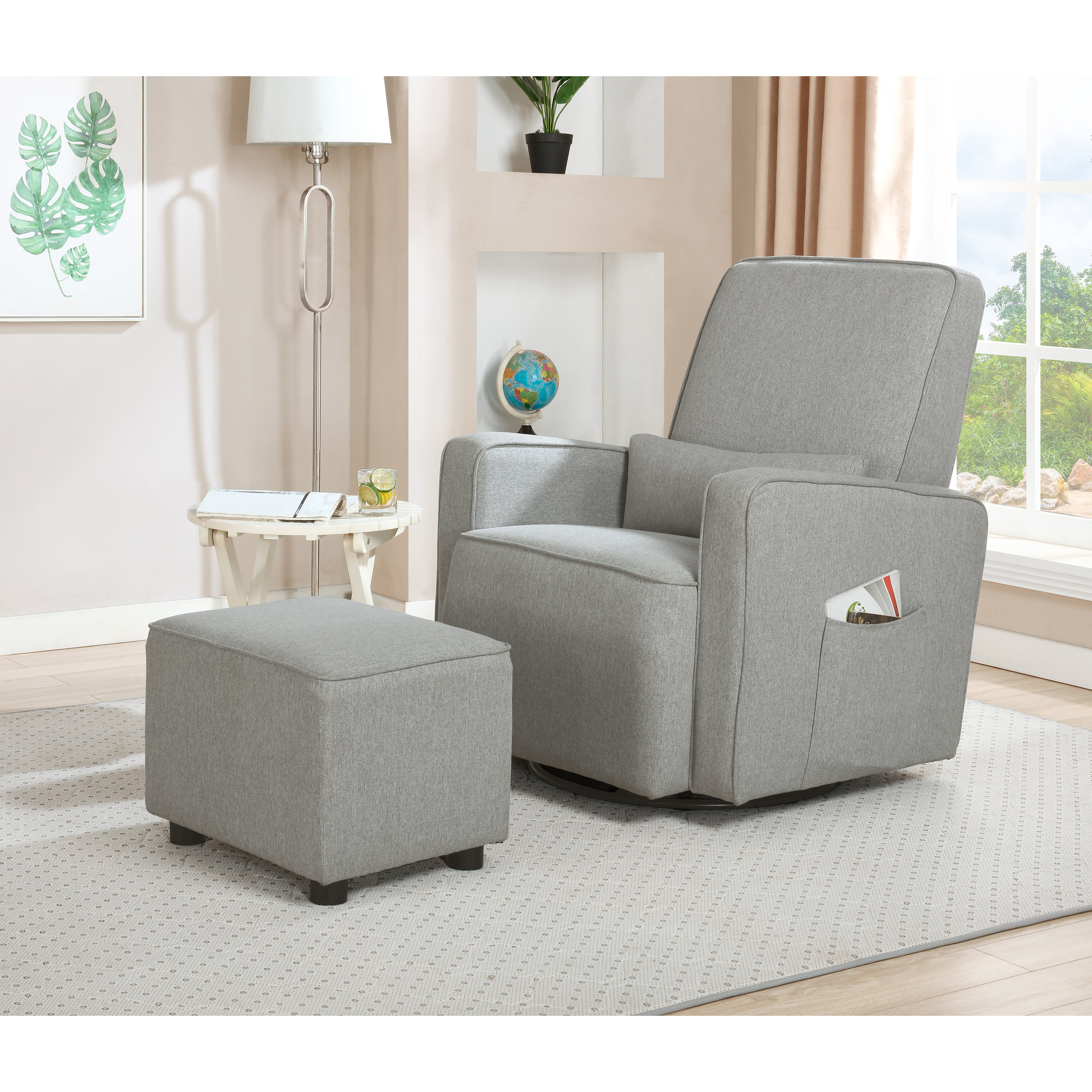 sona glider and ottoman