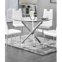 wayfair glass round table